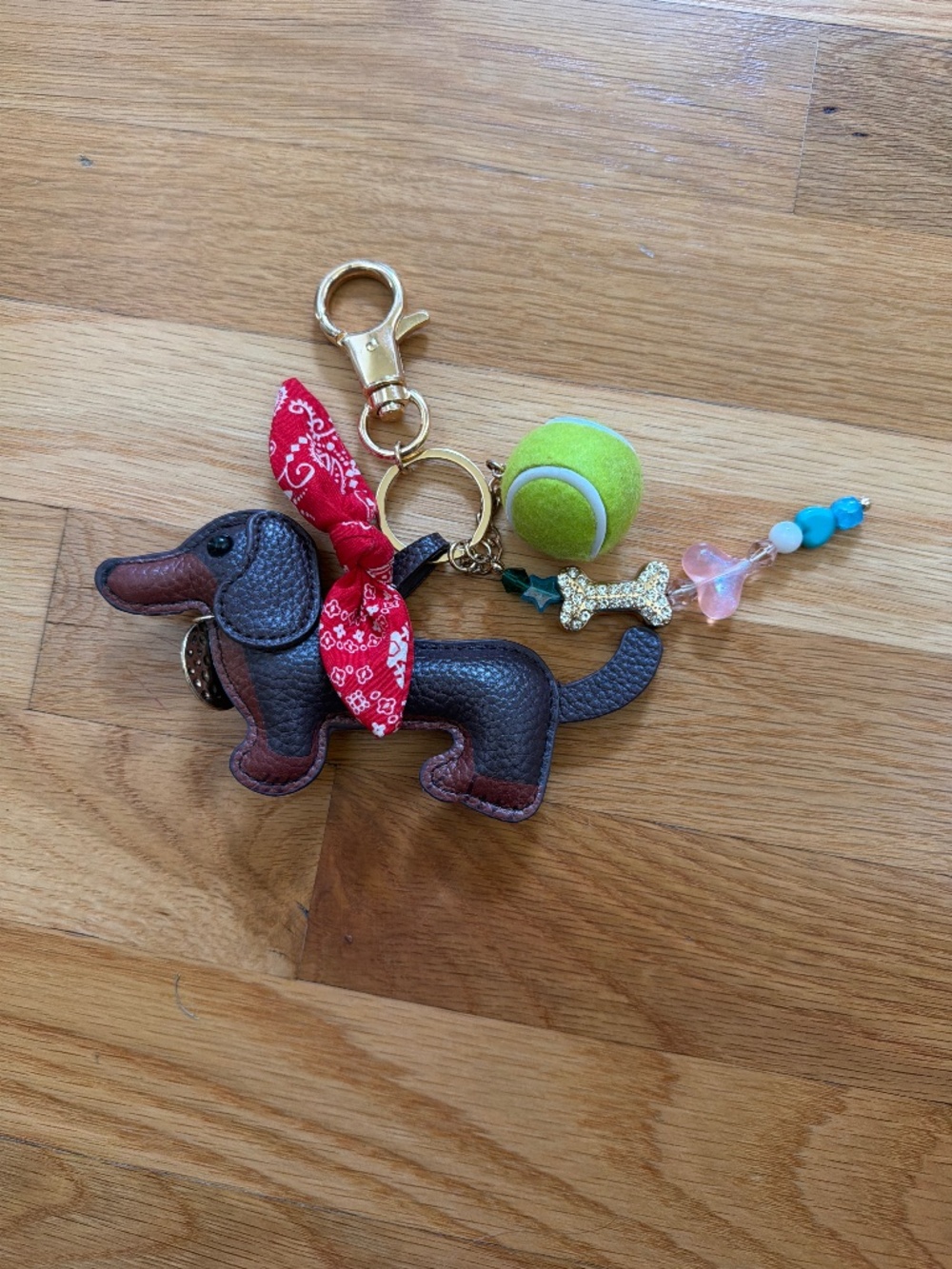 Dog keychain